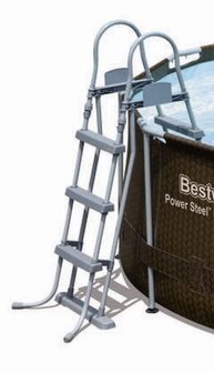 Uniek rattan Bestway Power steel zwembad