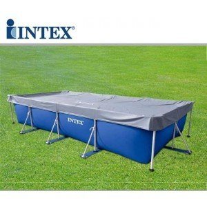 Afdekzeil Intex rectangular 450 x 220