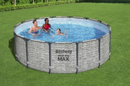 bestway met steenstrip