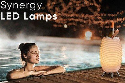 Deense lampen en outdoor speakers