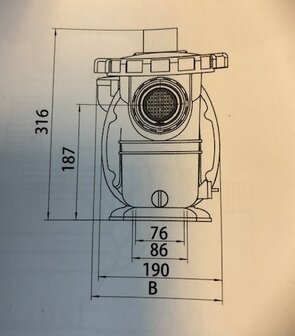 Afmetingen stille zwembadpomp