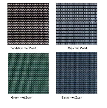 Kleuren net voor lamellenafdekking